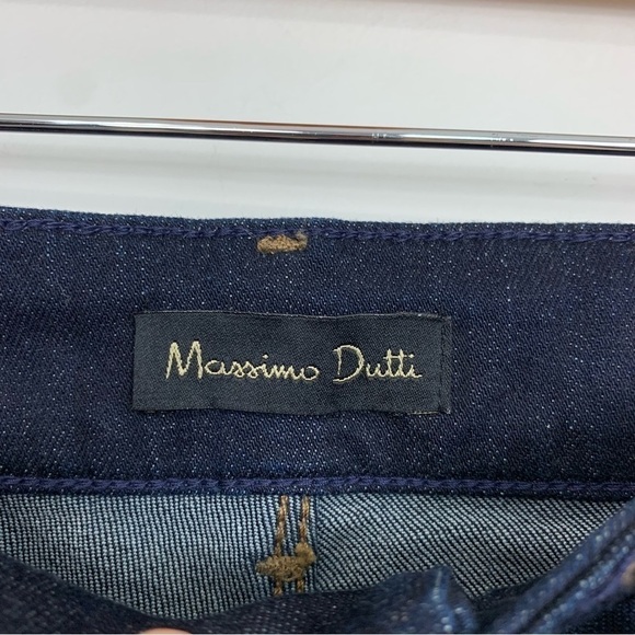 NWT Massimo Dutti Mid Rise Skinny Dark Wash Jeans Size 4 - Picture 2 of 12